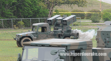 近SAM部隊が射撃