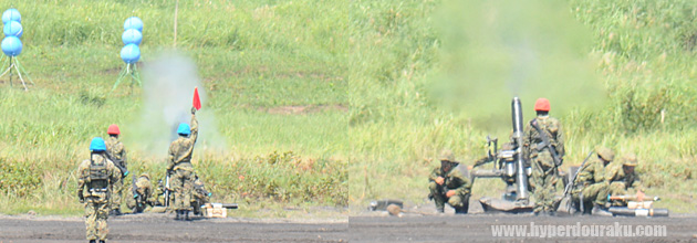 64式81mm迫撃砲　120mm迫撃砲 RT