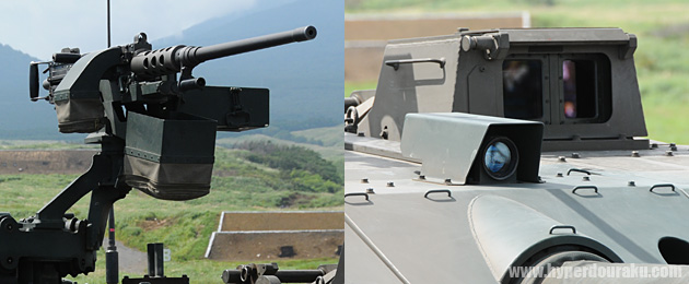 12.7mm M2ブローニング重機関銃を装備