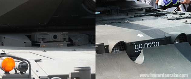 10式戦車のドライバーズキューポラ