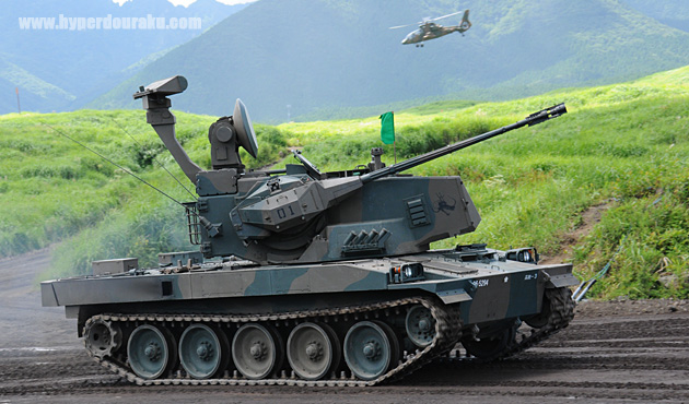 87式自走高射機関砲　スカイシューター