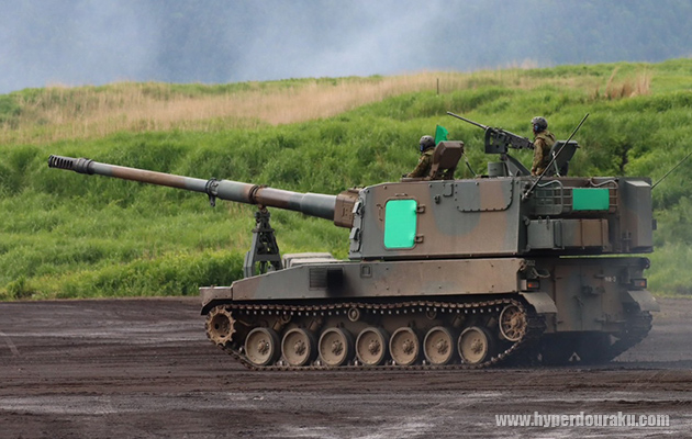 99式自走155mmりゅう弾砲