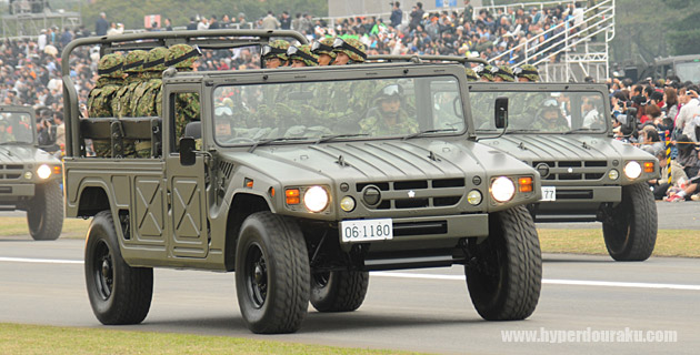 高機動車　即応予備自衛官