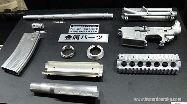 ブローバックエンジンは直径19mmシリンダー