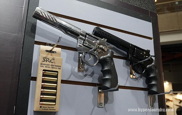 リボルバー式のガスガン