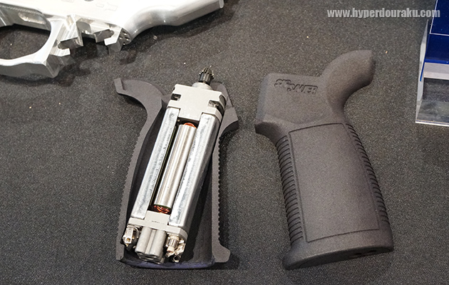 グリップにモーター内蔵