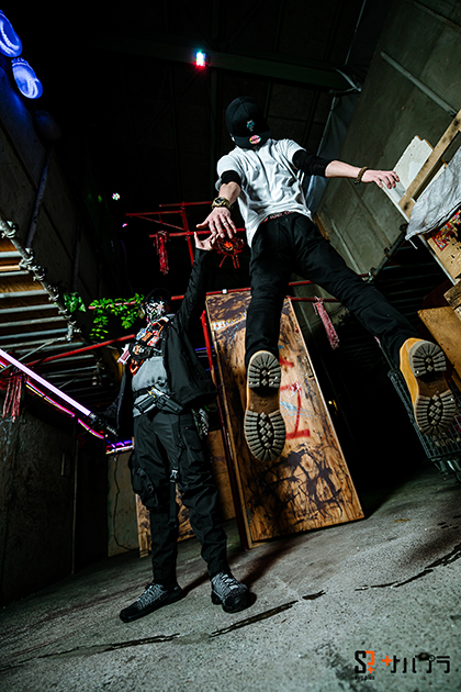 ⾯⽩い写真が撮影