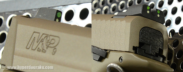 フロント、リアサイト　ダブルサイトシステム