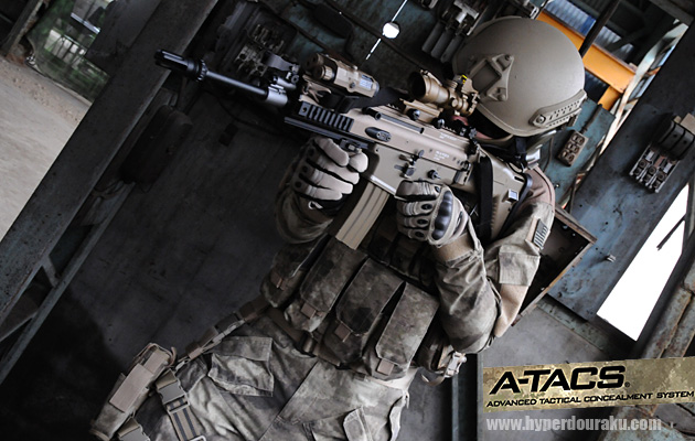 最新のデジタル迷彩　A-TACS