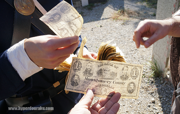 アメリカの紙幣のレプリカ