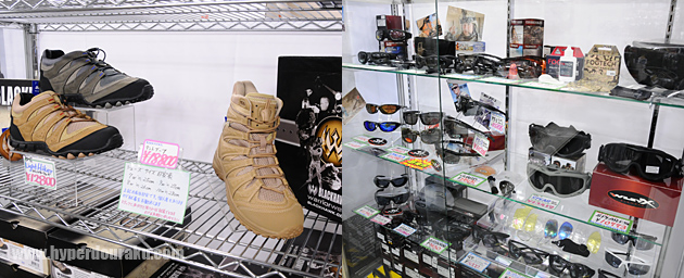 シューズやブーツも販売
