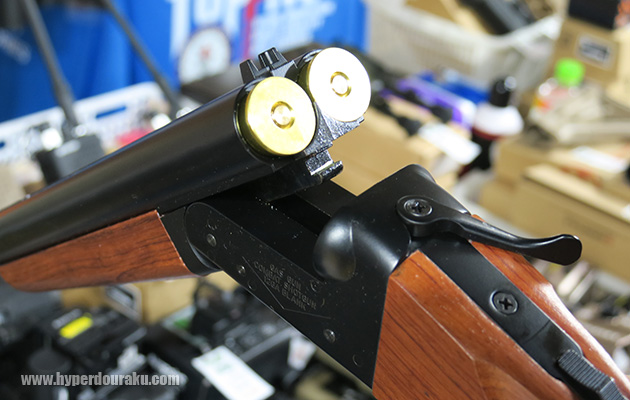 中折れ式でショットシェルが２発