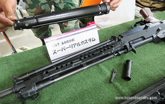 ガスピストンをリアルに再現