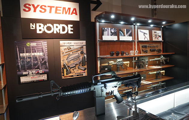 SYSTEMA、NBORDEのブース