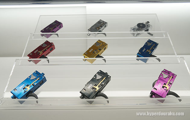 アルミ製のギアボックス