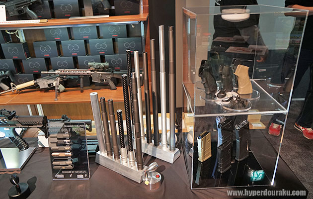 アウターバレルやグリップ