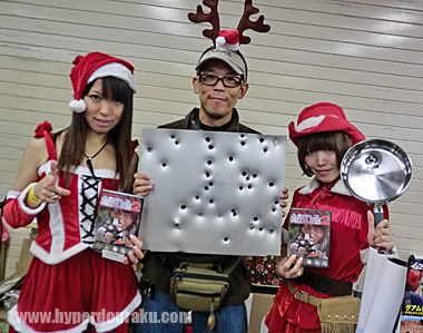 SATマガジンブースはクリスマスムード