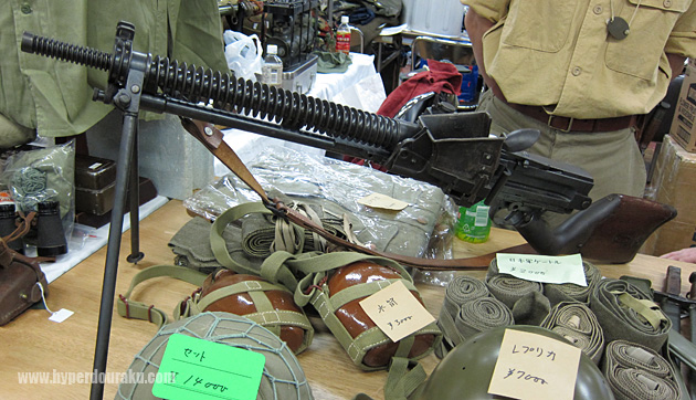 十一年式軽機関銃の無可動実銃