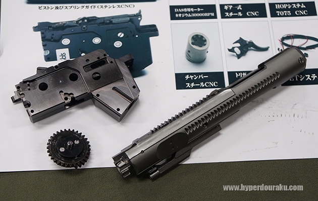 電動ガンなのにリアルな構造