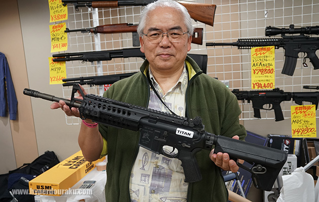 マルイのスタンダード電動ガンにTITANの電子トリガー