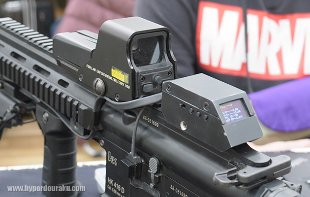 ダットサイトと干渉しないサイズ