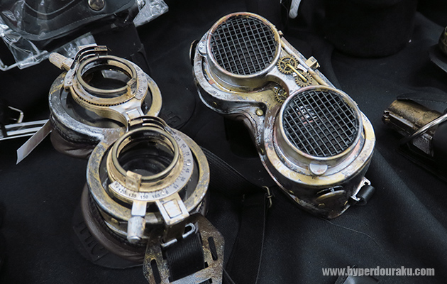 スチームパンク風のゴーグル