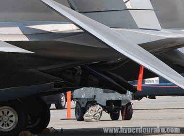 F-22のエンジンノズル