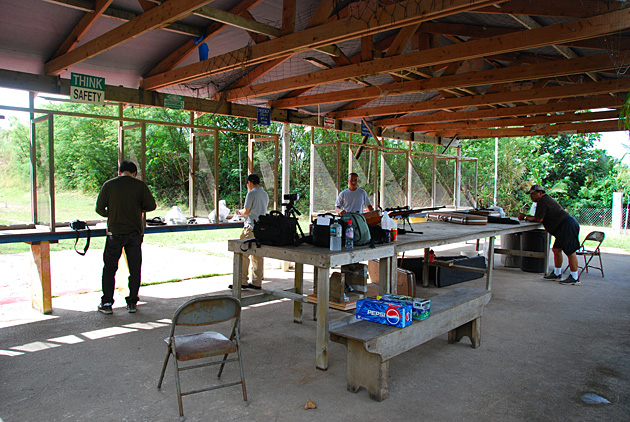 ワールドガン シューティングレンジ到着