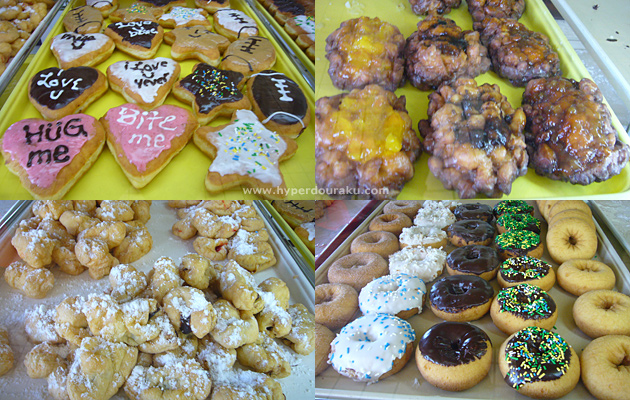 ドーナッツのメニュー