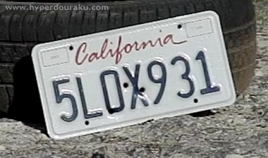 ナンバープレート