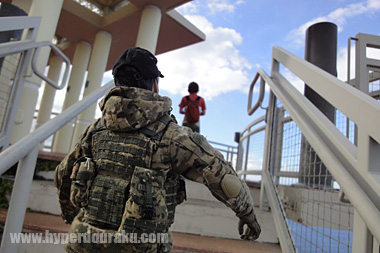 展望台への階段