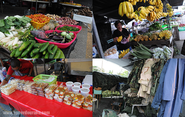 新鮮な野菜や南国のフルーツ