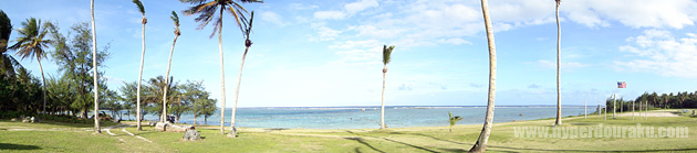 パイレーツコーブの海