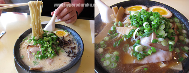 豚骨らーめん　醤油らーめん