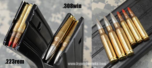 .223remと.308winの比較