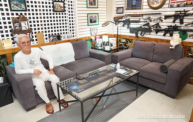 くつろげるソファ