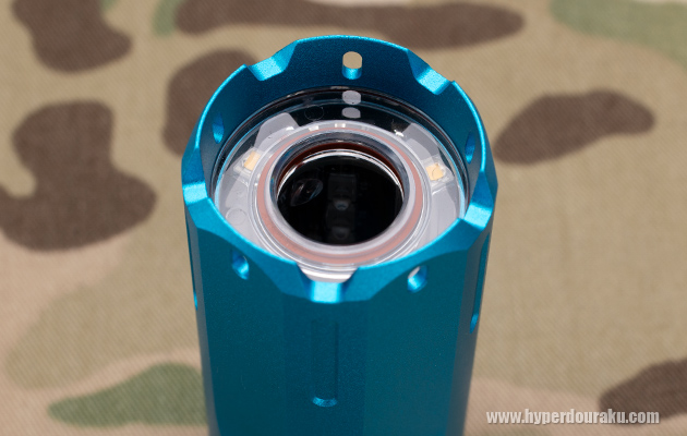 3つのマズルフラッシュ用LED