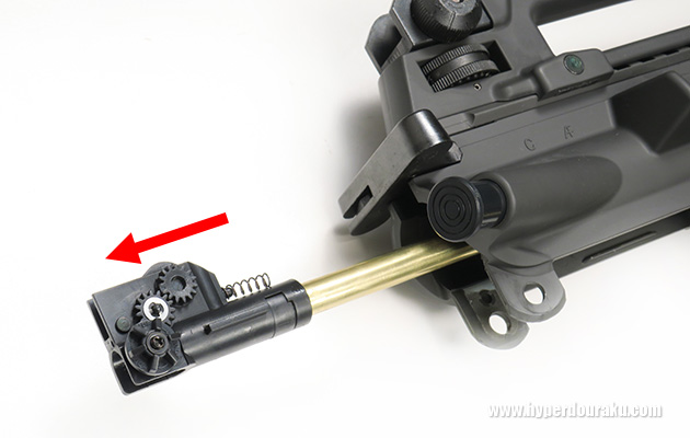 インナーバレルを取り出し