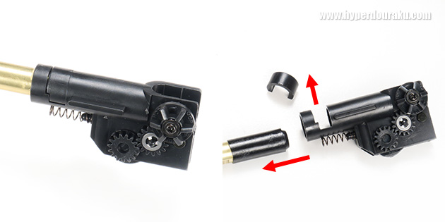 U字型のストッパー