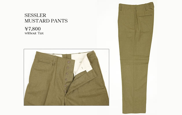SESSLER MUSTARD PANTS