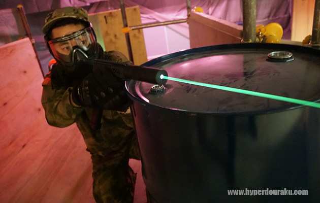 普通のBB弾より割高な蓄光BB弾を使用