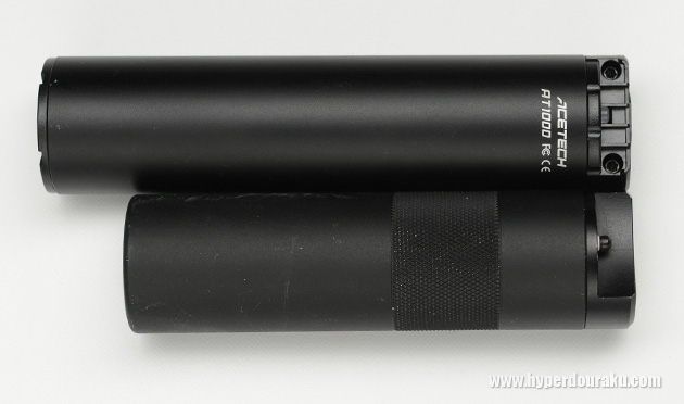 ACETECHのほうが23mm長い