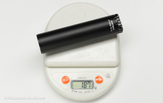 総重量は187g