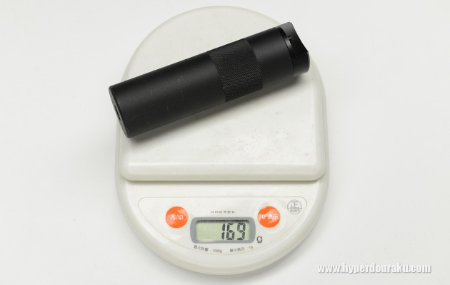 総重量は169g