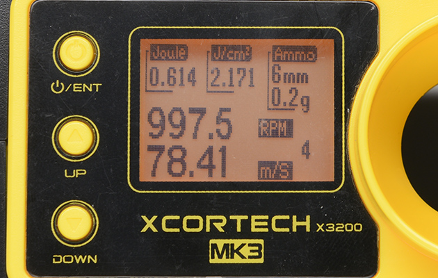 XCORTECH X3200 MK3 初速計