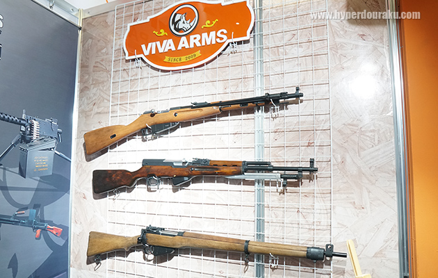 モシンナガン(CO2ガスガン)、SKS(CO2ガスガン)、LEE-ENFIELD No.4