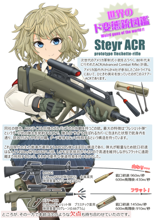 世界のド変態銃図鑑 Vol.52　Steyr ACR 1