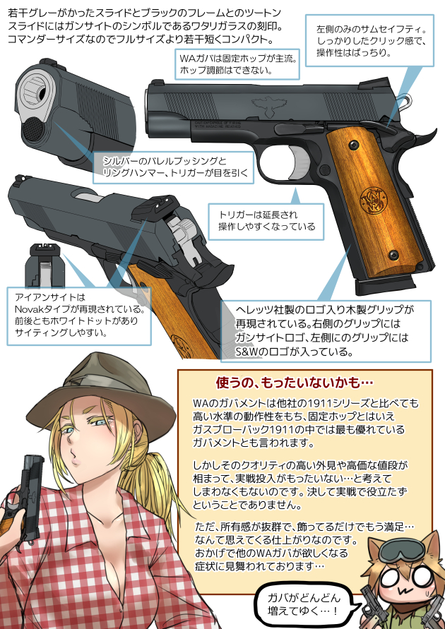 WA　SW1911PD ガンサイトエディション　2