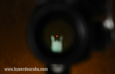 ドットは赤い点