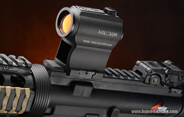 HOLOSUN(ホロサン) RED DOT SIGHT HS403A ドットサイト 光学照準器 レビュー